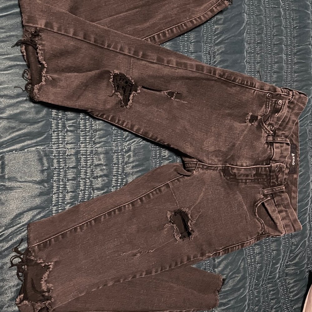 Black aeropostal curvey jeans